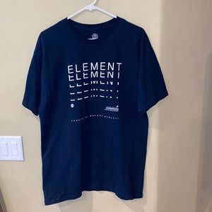 Element T Shirt Navy Blue Men’s Large